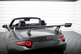 Maxton Design - Carbon Fiber Rear Wing with Internal Brackets Uprights Mazda MX-5 ND (MK4)