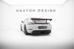 Maxton Design - Carbon Fiber Rear Wing with Internal Brackets Uprights V.1 + LED Porsche 718 Cayman 982C