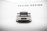 Maxton Design - Carbon Fiber Rear Wing with Internal Brackets Uprights V.1 + LED Porsche 718 Cayman 982C