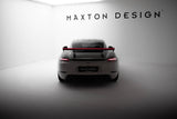 Maxton Design - Carbon Fiber Rear Wing with Internal Brackets Uprights V.1 + LED Porsche 718 Cayman 982C