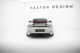 Maxton Design - Carbon Fiber Rear Wing with Internal Brackets Uprights V.2 + LED Porsche 718 Cayman 982C