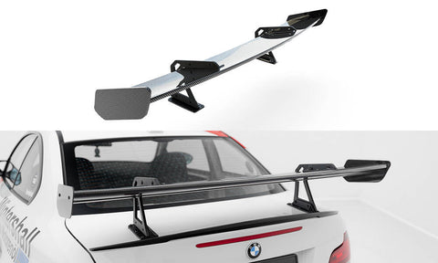 Maxton Design - Carbon Fiber Rear Wing with Upper Swan Mounting BMW 1M E82 Rear Wing Maxton Design royalty-bespoke.myshopify.com 