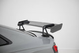 Maxton Design - Carbon Fiber Rear Wing with Upper Swan Mounting + LED Audi A5 / A5 S-Line / S5 / RS5 Coupe F5 / F5 Facelift