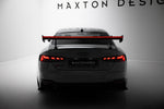 Maxton Design - Carbon Fiber Rear Wing with Upper Swan Mounting + LED Audi A5 / A5 S-Line / S5 / RS5 Coupe F5 / F5 Facelift