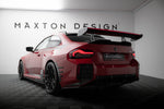 Maxton Design - Carbon Fiber Rear Wing with Upper Swan Mounting + LED BMW M2 G87