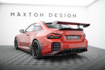 Maxton Design - Carbon Fiber Rear Wing with Upper Swan Mounting + LED BMW M2 G87