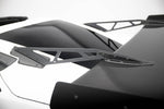 Maxton Design - Carbon Fiber Rear Wing with Upper Swan Mounting + LED Chevrolet Corvette Stingray / Grand Sport C7 (Copy)