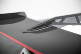 Maxton Design - Carbon Fiber Rear Wing with Upper Swan Mounting + LED Chevrolet Corvette Stingray / Grand Sport C7 (Copy)