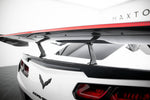 Maxton Design - Carbon Fiber Rear Wing with Upper Swan Mounting + LED Chevrolet Corvette Stingray / Grand Sport C7 (Copy)