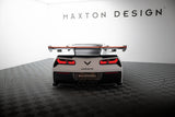 Maxton Design - Carbon Fiber Rear Wing with Upper Swan Mounting + LED Chevrolet Corvette Stingray / Grand Sport C7 (Copy)