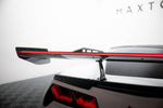 Maxton Design - Carbon Fiber Rear Wing with Upper Swan Mounting + LED Chevrolet Corvette Stingray / Grand Sport C7 (Copy)