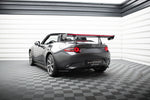 Maxton Design - Carbon Fiber Rear Wing with Upper Swan Mounting + LED Mazda MX-5 ND (MK4)