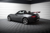 Maxton Design - Carbon Fiber Rear Wing with Upper Swan Mounting + LED Mazda MX-5 ND (MK4)