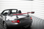 Maxton Design - Carbon Fiber Rear Wing with Upper Swan Mounting + LED Mazda MX-5 ND (MK4)