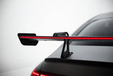 Maxton Design - Carbon Fiber Rear Wing with Upper Swan Mounting + LED Mercedes Benz CLA-Class Coupe C118