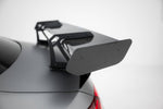 Maxton Design - Carbon Fiber Rear Wing with Upper Swan Mounting + LED Mercedes Benz CLA-Class Coupe C118