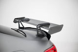 Maxton Design - Carbon Fiber Rear Wing with Upper Swan Mounting + LED Mercedes Benz CLA-Class Coupe C118