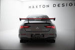 Maxton Design - Carbon Fiber Rear Wing with Upper Swan Mounting + LED Mercedes Benz CLA-Class Coupe C118