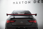 Maxton Design - Carbon Fiber Rear Wing with Upper Swan Mounting + LED Mercedes Benz CLA-Class Coupe C118