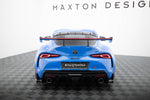 Maxton Design - Carbon Fiber Rear Wing with Upper Swan Mounting + LED Toyota Supra MK5