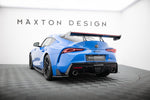 Maxton Design - Carbon Fiber Rear Wing with Upper Swan Mounting + LED Toyota Supra MK5