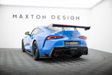 Maxton Design - Carbon Fiber Rear Wing with Upper Swan Mounting + LED Toyota Supra MK5