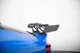 Maxton Design - Carbon Fiber Rear Wing with Upper Swan Mounting + LED Toyota Supra MK5