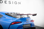 Maxton Design - Carbon Fiber Rear Wing with Upper Swan Mounting + LED Toyota Supra MK5