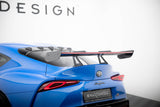 Maxton Design - Carbon Fiber Rear Wing with Upper Swan Mounting + LED Toyota Supra MK5