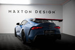 Maxton Design - Carbon Fiber Rear Wing with Upper Swan Mounting + LED Toyota Supra MK5