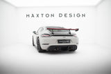 Maxton Design - Carbon Fiber Rear Wing with Upper Swan Mounting V.1 + LED Porsche 718 Cayman 982C