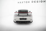 Maxton Design - Carbon Fiber Rear Wing with Upper Swan Mounting V.2 + LED Porsche 718 Cayman 982C