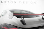 Maxton Design - Carbon Fiber Rear Wing with Upper Swan Mounting V.2 + LED Porsche 718 Cayman 982C