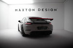 Maxton Design - Carbon Fiber Rear Wing with Upper Swan Mounting V.2 + LED Porsche 718 Cayman 982C