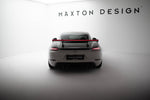 Maxton Design - Carbon Fiber Rear Wing with Upper Swan Mounting V.2 + LED Porsche 718 Cayman 982C