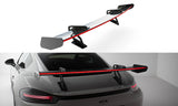 Maxton Design - Carbon Fiber Rear Wing with Upper Swan Mounting V.2 + LED Porsche 718 Cayman 982C