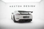 Maxton Design - Carbon Fiber Rear Wing with Upper Swan Mounting V.2 Porsche 718 Cayman GTS 982C