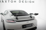 Maxton Design - Carbon Fiber Rear Wing with Upper Swan Mounting V.2 Porsche 718 Cayman GTS 982C