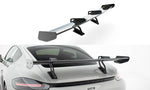 Maxton Design - Carbon Fiber Rear Wing with Upper Swan Mounting V.2 Porsche 718 Cayman GTS 982C