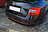 Maxton Design - Central Rear Splitter Skoda Octavia RS MK3 / MK3 FL Hatchback / Estate