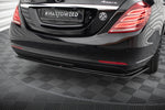 Maxton Design - Central Rear Splitter V.2 Mercedes Benz S-Class W222