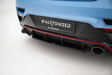 Maxton Design - Central Rear Splitter Hyundai Veloster N MK2