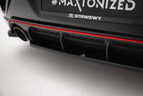 Maxton Design - Central Rear Splitter Hyundai Veloster N MK2