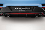 Maxton Design - Central Rear Splitter Hyundai Veloster N MK2