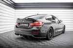 Maxton Design - Central Rear Splitter (with Vertical Bars) BMW Series 4 Gran Coupe F36