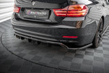 Maxton Design - Central Rear Splitter (with Vertical Bars) BMW Series 4 Gran Coupe F36