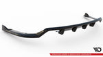 Maxton Design - Central Rear Splitter (with Vertical Bars) BMW Series 4 Gran Coupe / Coupe / Cabrio M-Pack F36 / F32 / F33