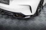 Maxton Design - Central Rear Splitter (with Vertical Bars) BMW Z4 M40i G29 (Facelift)