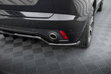 Maxton Design - Central Rear Splitter (with Vertical Bars) Jaguar E-Pace R-Dynamic MK1