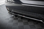 Maxton Design - Central Rear Splitter (with Vertical Bars) Jaguar E-Pace R-Dynamic MK1